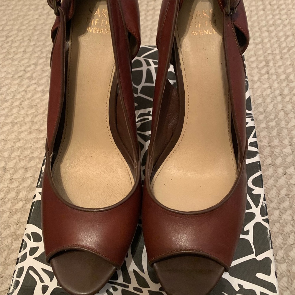 Saks 5th Avenue Wedge Sandal